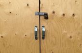 Schuppen-Tür - Messung machen und installieren Schuppen Türen