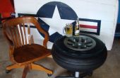 Tisch aus von einem 1940er Jahre Flugzeug-Rad