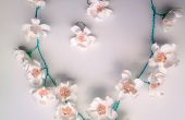 Sakura Blüte Halskette und Ohrringe mit YUPO Papier