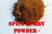 Richtigen würzigen Curry-Pulver - ohne Chili! 