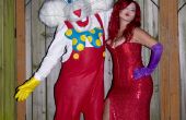 Jessica und Roger Rabbit handgefertigte Kostüme