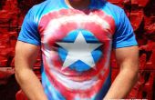 Captain America Tie Dye Avengers Hemd