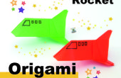 Wie man Origami eine Rakete