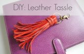 DIY-Leder Quaste Bag Charm