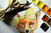 Wie ein Fuchs in Aquarell malen