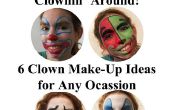 6 Clown Make-Up Ideen