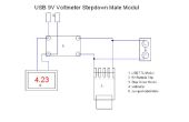 USB-TTL 9V Stepdown Voltmeter männlichen Multi Modul DIY-Gadget