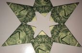 Dollar Bill Origami 5 oder 6 Punkt Geld Star