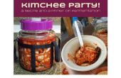 Kimchee Party! Ein Rezept und eine Grundierung auf Gärung