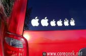 Apple Familie Fahrzeug Aufkleber