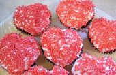 Machen Herz geformt Cupcakes ohne ein spezielles Pan