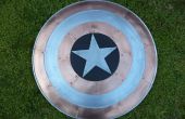 Kupfer und Aluminium Captain America Schild