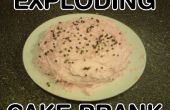 Explodierende Kuchen Streich