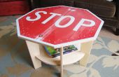 Stop-Schild Couchtisch