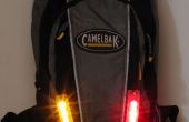Rückblende - Rucksack, Camelbak oder Jersey integrierte LED Motorrad Blinker