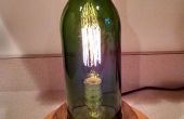 Wein Flasche Edison Glühbirne Lampe