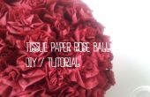 Tissue Paper Rosenball - DIY Tutorial