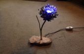 Metall Blume Lampe