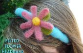 Filz Blume Stirnband Tutorial
