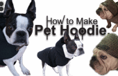 Einfache DIY! Nähen Sie von Grund auf neu - Haustier Hoodie! 