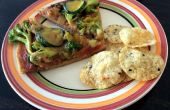 Quinoa-Pizza mit Brokkoli und Zucchini Richtfest (kein Mehl Pizza)