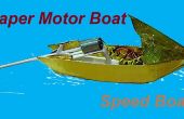 Konvertieren Sie Ihre Papierschiff an einen Motor / speed Boot. 