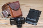 Einfache widerstandsfähiges Leder Kameratasche