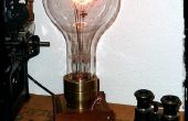 Die riesigen Edison - eine große Größe-Steampunk-Lampe