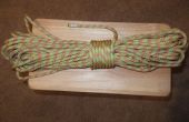 Spule von Seilen und stricken perfekt mit dem zwei-Peg-System