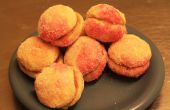Realistische Pfirsich Cookies