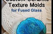 Individuelle Keramik Textur Formen für Fused Glass