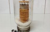 Cracker Leuchtturm geschützt in einem Glas