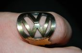 Volkswagen (VW) Ring aus alten Schlüssel