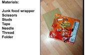 Wie erstelle ich eine Ipad-Hülle aus einem Junk-Food-Wrapper