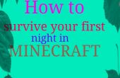 Wie Sie Ihre erste Nacht in Minecraft zu überleben