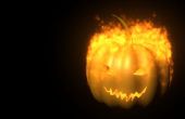 3D Jack o ' Lantern in MAYA mit Feuereffekt