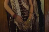 Wie man einen Sari tragen