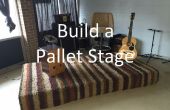 Paletten-Bühne