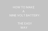 Wie erstelle ich eine 9 Volt Batterie