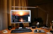 LED-Desktop / Arbeitsbereich / Tastatur Lampe (IKEA Tertial Hack)