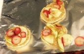 Apfel-Muffins Erdnussbutter