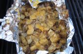Super Easy Cheesy BBQ Kartoffeln