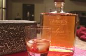 Glas Gravur | Laser gravierte Whisky-Flasche