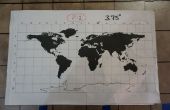 Welt Karte Wandkunst