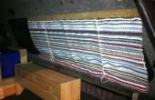 DIY Rag Rug Roll-Up Jalousien