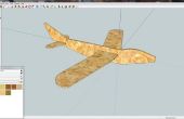 Modell Flugzeug in Google Sketch up