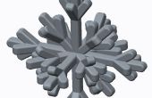 3D Schneeflocke Ornament