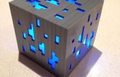 Minecraft-Diamant-Erz-Lampe (3D-Druck)