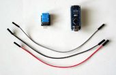 Arduino Nano: Temperatur und Luftfeuchtigkeit DHT11/DHT21/DHT22 Sensor-Modul mit Visuino