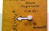 Machen ein einfaches Hygrometer für 0$!! (ideal für Ihre Kinder!) 